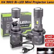 H4 9003 Mini Bi-LED Projector Lens 100W 50000LM Hi-Lo Beam Headlight Retrofit (for: Mini)