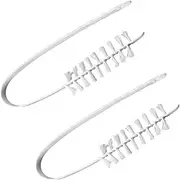 Quweiz 2 Pcs Washing Machine Cleaning Brush, Household Nylon Crevice Brush Tools, Drum Washing Machine Cleaning Tools