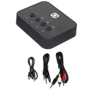 1 To 3 Car USB Bluetooth 4.0 Stereo Launcher Splitter Audio Adapter Transmitter