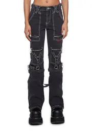 [Tripp NYC] Zip to Zip Pants- Black Denim