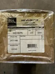 Hevi-Duty Transformer HS1B75 Single Phase