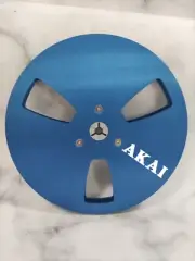 One Pair 7'' AKAI Blue Light Aluminum Reel to Reel Take Up Reel for Akai GX-77