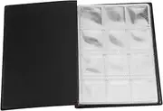 SOULONG Coin Collection Book Coin Album 120 Pockets Collecting Book for World Caps Tokens with Secure Holders Easy to Carry (Black)