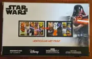 Star Wars CultureFly Galaxy Box Exclusive Heroes & Villains Lenticular Art Print
