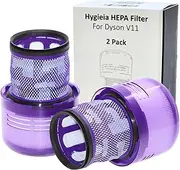 [hygieia] (2-Pack) Washable HEPA Filters For Dyson V11 SV14 Absolute, Motorhead & V15 Detect and More Vacuum Cleaners, Replacement Part for Dyson V11 Filter
