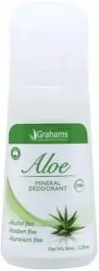 Grahams Aloe Mineral Deodorant Roll On 65ml