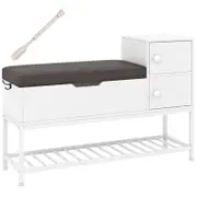 Costway Entryway Cabinet Shoe Bench