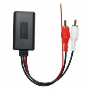 1PC* 12V Bluetooth 2RCA AUX Cable Adapter For Most Vehicles with 2RCA Interface