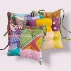 Vintage Kantha handmade Chair Pad,Soft chair seat pad Patchwork dining Seat Pad