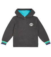 [Scotch & Soda Kids] Scotch & Soda Kids Cotton-blend hoodie Y 14 grey