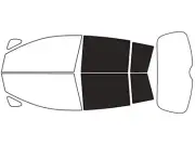 Rvinyl Window Tint Kit Fits Fits Nissan Versa 2007-2014 (Hatchback)