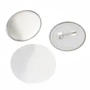 We R Button Press Refill Pack 30/Pkg-Small Oval Button Pin Back, Makes 10 Pin