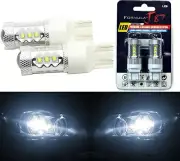 LED Light 80W 7444 White 5000K Two Bulbs Front Turn Signal Replacement Stock Fit