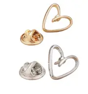 6 PCS Modesty Pins - Heart/Silver or Flower/Gold, Dainty Pins for Scarf, Bag,...