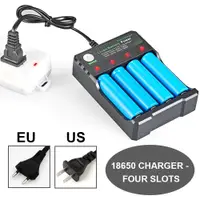 在飛比找蝦皮購物優惠-【現貨】18650 電池充電器 4 槽 4.2V 可充電電池