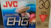 JVC Compact EHG Hi-Fi. Compact VHS-C TC-30 Blank NEW