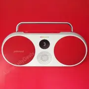Polaroid P3 Music Player Wireless Bluetooth Speaker Retro Futuristic Boombox Red