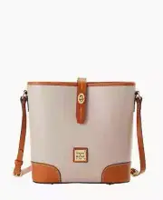 Dooney & Bourke OYSTER Wexford Crossbody Bucket Bag MSRP $328 Free Shipping!