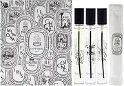 Discovery Mini Set by Diptyque for Unisex - 3 Pc Mini Gift Set 0.33oz Fleur de Peau EDP Spray, 0.33oz Do Son EDP Spray, 0.33oz Orpheon EDP Spray