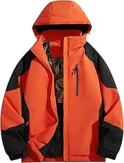 [DGHM-JLMY] Men's Outdoor Hoodie Sports Trench Hiking Coat Lightweight Windbreakers Windproof Waterproof Warm Jacket