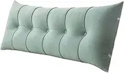 Large Rectangle Headboard Pillow Bed/Sofa Bolster Backrest Pillow,Headboard Reading Pillow Back Lumbar Support Pillow for Queen/King/Twin/Full Size Bed(Color3,39x20x7.8in)