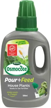 Osmocote Pour and Feed House Plants 500Ml - Use with Houseplants - Results in 7