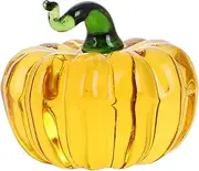 Crystal Glass Paperweight Halloween Decorations Pumpkin Mini Pumpkin Figurine