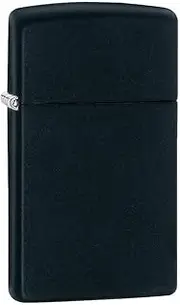 Zippo Slim Black Matte Pocket Lighter