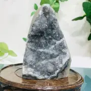 454g Natural Amethyst Geode Mineral Specimen Crystal Quartz Energy Decoration