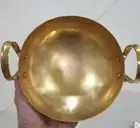 Authentic Thai Dessert Menu Brass Pan - Traditional Thai Cooking Utensil for Hom