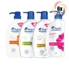 6x Bottles Head & Shoulders Variety Anti-Dandruff Shampoo | 720ml | Mix & Match!