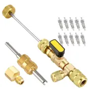 Valve Core Remover&Installer Tool 1/4" and 5/16" Port Air Condition Accessories