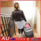 Foldable Laundry Basket Standing Fabric Laundry Storage Basket for Home Bedroom