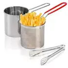 Small Deep Fryer Pot Multifunction Nonstick Pan Deep Fryer