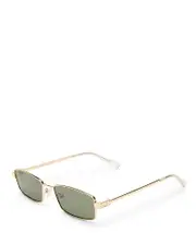 Le Specs Bizarro Rectangular Sunglasses, 56mm