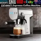 Devanti Coffee Machine Espresso Maker 20 Bar Milk Frother Cappuccino Latte Cafe
