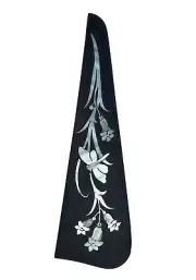 BIG SALE BUY 1 GET 1 FREESHIP Rose MOP Shell Inlay Ebony Mandolin Pickguard MP18