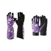 COOLJOB 1 Pair Long Sleeve Rose Pruning Thorn Proof Gardening Gloves + 1 Pair Sh