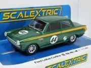 Scalextric C4540 Ford Lotus Cortina Goodwood 2023, #44 1:32 Slot Car *DPR*