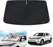 KUST Windshield Sun Shade for Toyota CHR 2018-2023 CH-R Window Cover Sun Visor Foldable Sunscreen Blocks UV Rays Keep Your Car Cooler