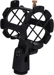 Abaodam Vibration Microphone Mount Clip Holder Angle Mic Storage Rack for Recording Vlogging and Use Reduces Noise and Floor Vibrations Compatible