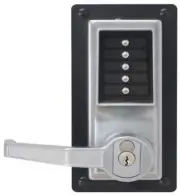Kaba Simplex L1000 Series Metal Mechanical Pushbutton Cylindrical Lock LR1021B26
