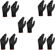 Mellisso 10Pcs Game Gloves for Sweat Proof Non-Scratch Sensitive Press Screen Gaming Finger Thumb Sleeve Gloves