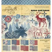 GRAPHIC 45 ~ LET'S GET COZY ~ 8x8 Paper Pad