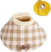 Bird Collar For Feather Plucking, Adjustable Recovery Cone For Parrots, Soft Protective Neck Cover For Quaker, Monk Parakeets, Sun Conures, Cockatiels, (Lightweight, Comfortable)