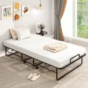 CostwayTwin Size Folding Bed with Memory Foam Mattress for Guest Room