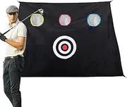 Golf Training Net | Golf Hitting Cloth - Striking Aids Chipping Driving Tool for Outdoor Indoor Backyard Dad Driving Range
