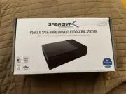 Sabrent USB 3.0 Sata Hard Drive Flat Docking Station- New In Box