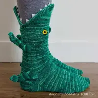 在飛比找蝦皮購物優惠-【饰尚前沿 ❤选店】Knit Crocodile Socks