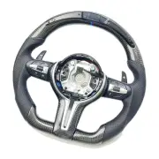 BMW Carbon Fiber Steering Wheel: LED F10 F11 F20 F21 F23 F30 F32 F33 F36 M2 M5